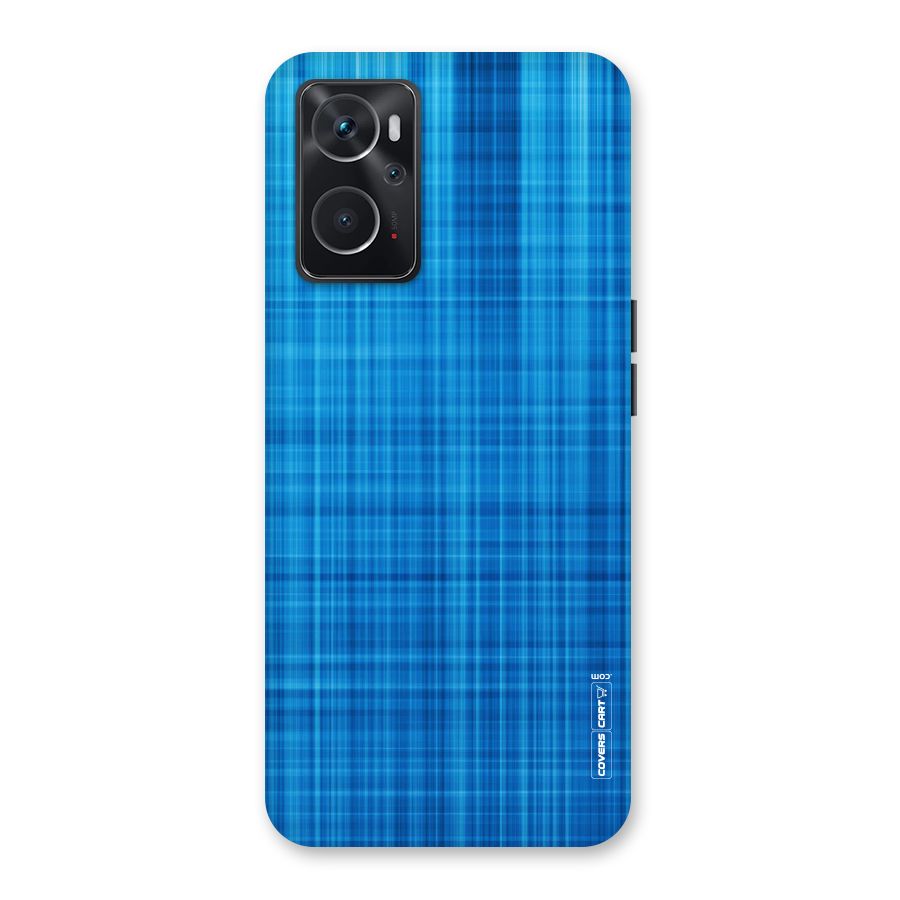 Stripe Blue Abstract Back Case for Oppo K10 4G