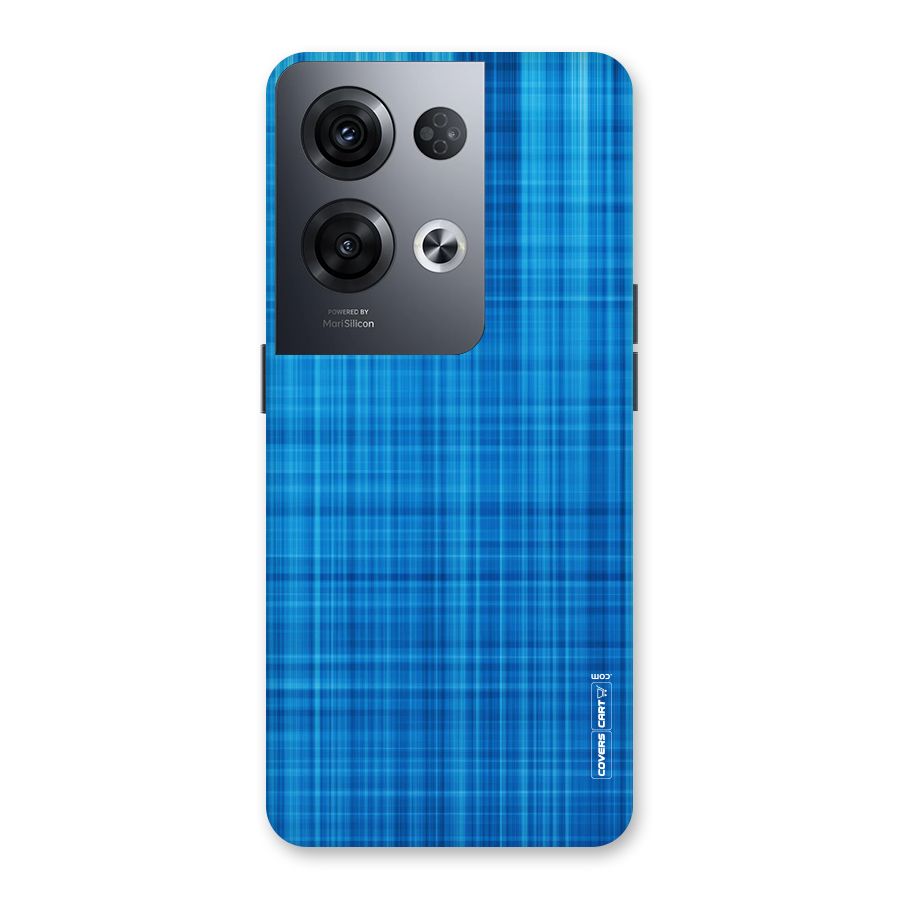 Stripe Blue Abstract Back Case for Oppo Reno8 Pro 5G