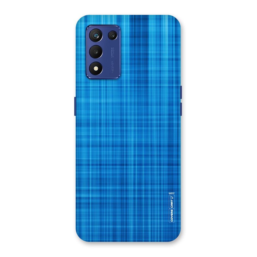 Stripe Blue Abstract Back Case for Realme 9 5G Speed