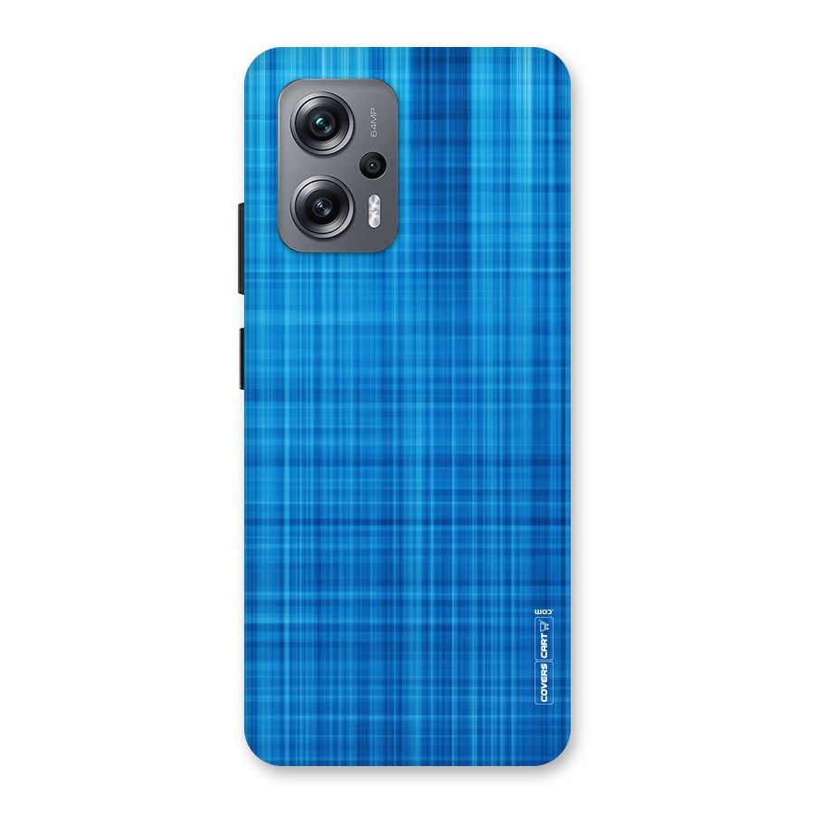 Stripe Blue Abstract Back Case for Redmi K50i
