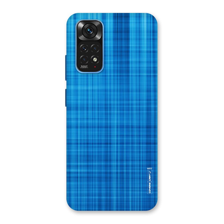 Stripe Blue Abstract Back Case for Redmi Note 11S