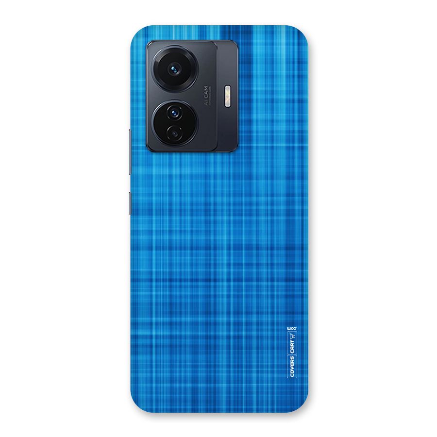 Stripe Blue Abstract Back Case for Vivo T1 Pro