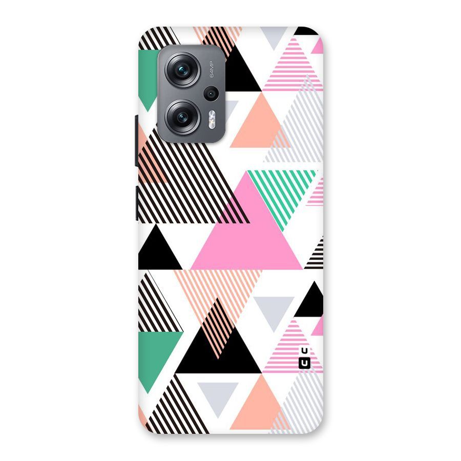 Stripes Abstract Colors Back Case for Redmi K50i