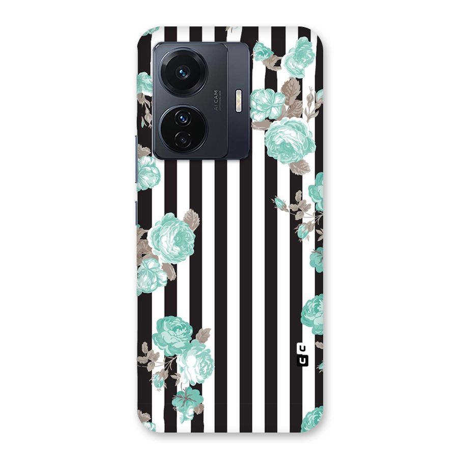 Stripes Bloom Back Case for Vivo T1 Pro
