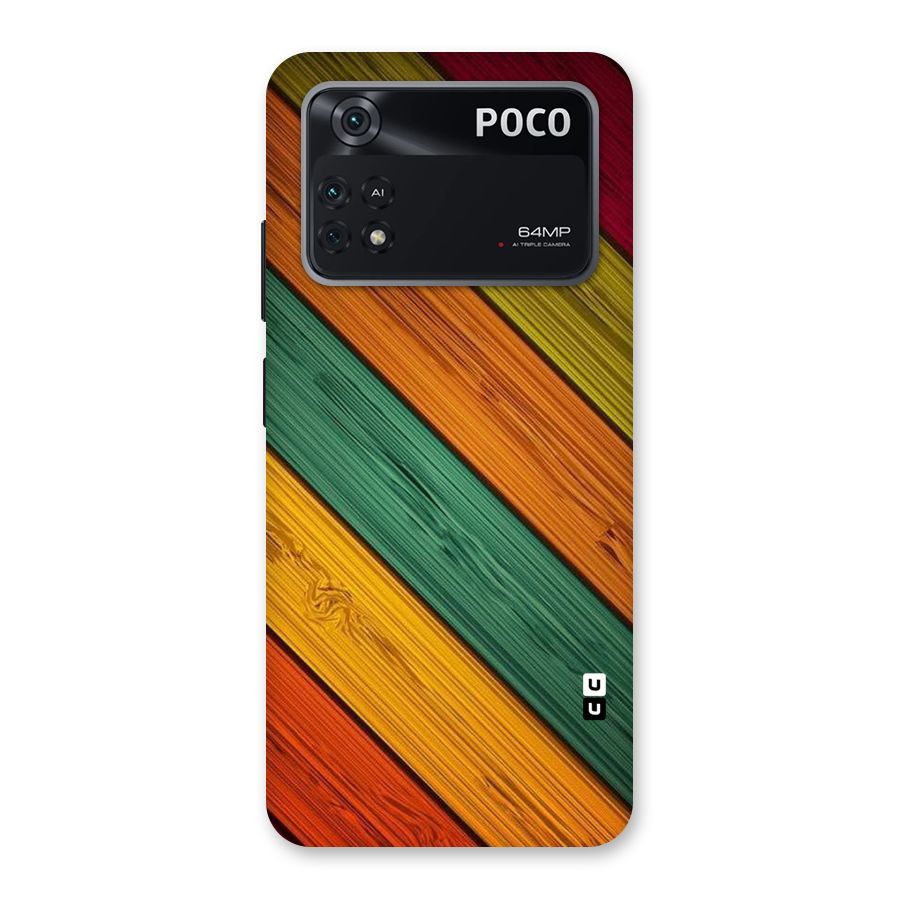 Stripes Classic Design Back Case for Poco M4 Pro 4G
