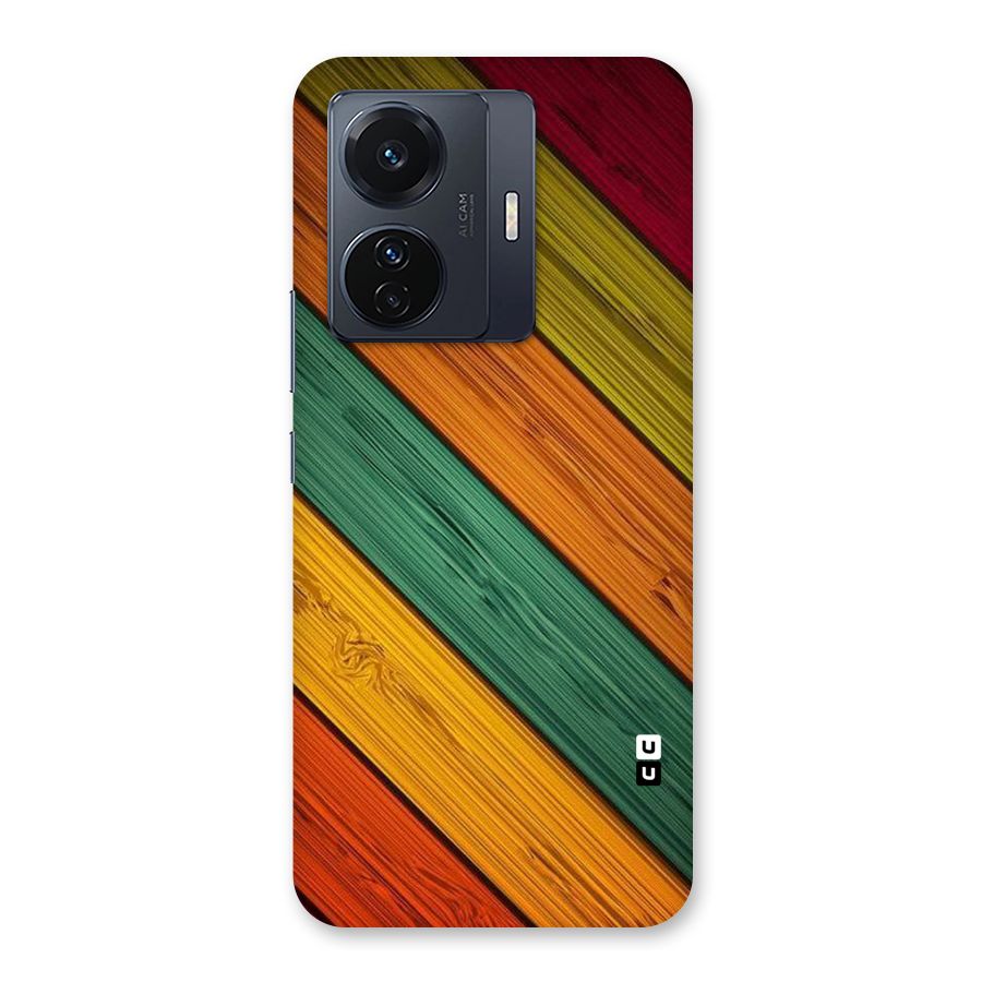 Stripes Classic Design Back Case for Vivo T1 Pro