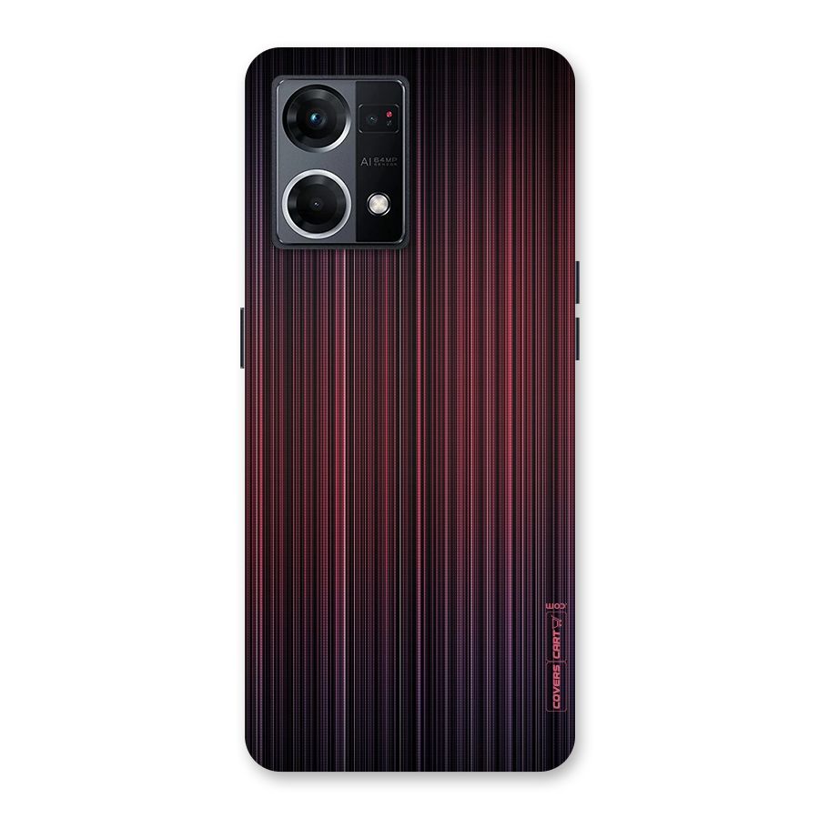 Stripes Gradiant Glass Back Case for Oppo F21 Pro 5G