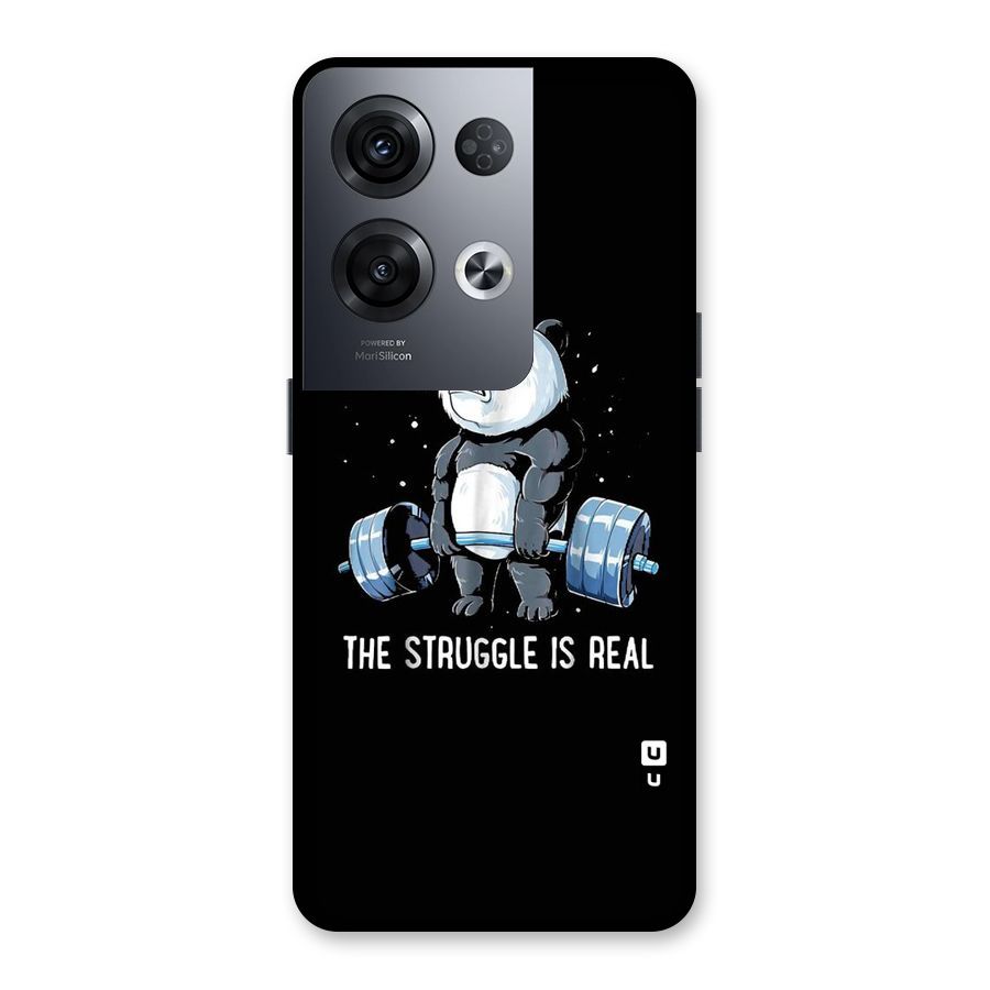 Struggle in Real Back Case for Oppo Reno8 Pro 5G