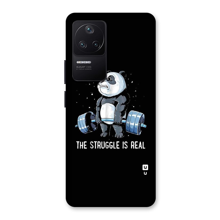 Struggle in Real Back Case for Poco F4 5G