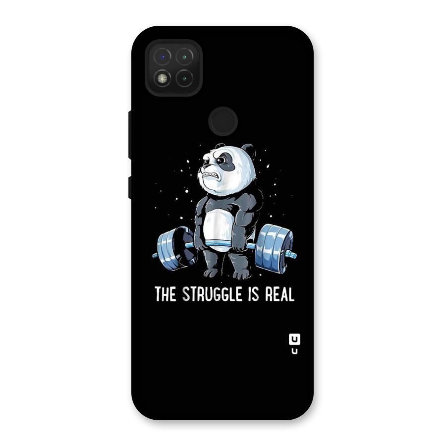 Struggle is Real Panda Back Case for Redmi 9 Activ