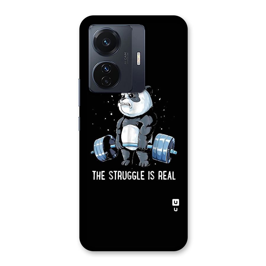Struggle is Real Panda Back Case for Vivo iQOO Z6 Pro