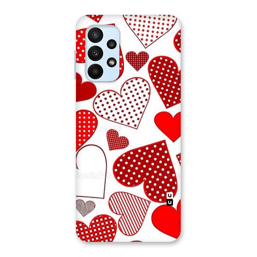 Style Hearts Back Case for Galaxy A23