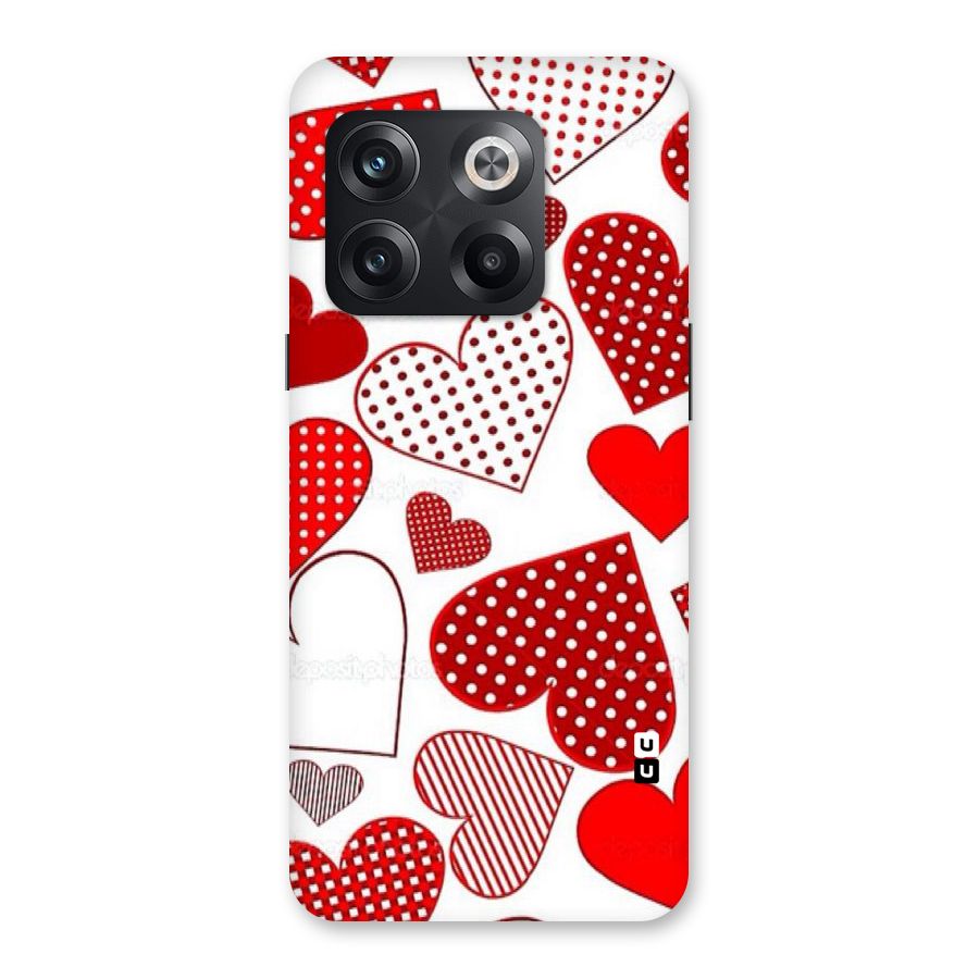 Style Hearts Back Case for OnePlus 10T
