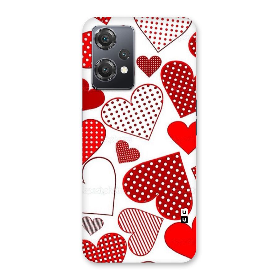 Style Hearts Back Case for OnePlus Nord CE 2 Lite 5G