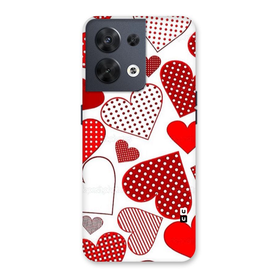 Style Hearts Back Case for Oppo Reno8 5G