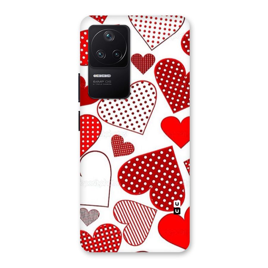 Style Hearts Back Case for Poco F4 5G