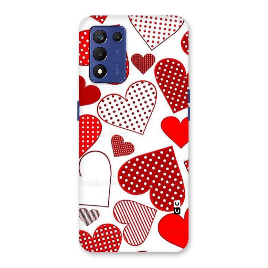 Style Hearts Back Case for Realme 9 5G Speed
