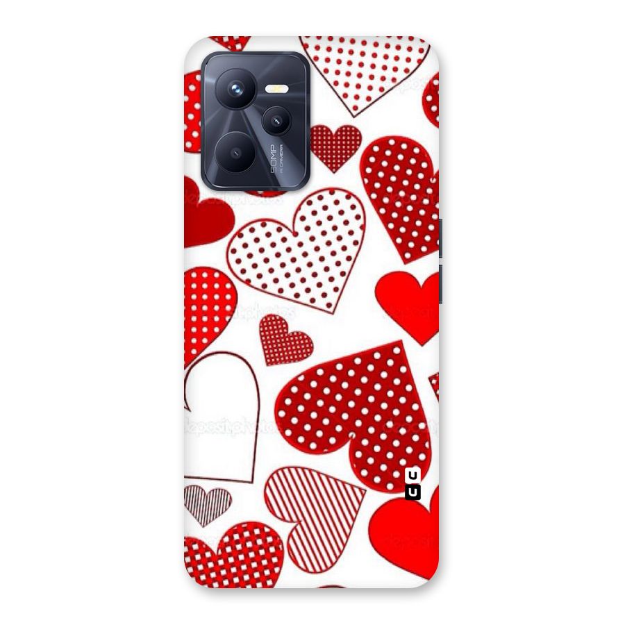 Style Hearts Back Case for Realme C35