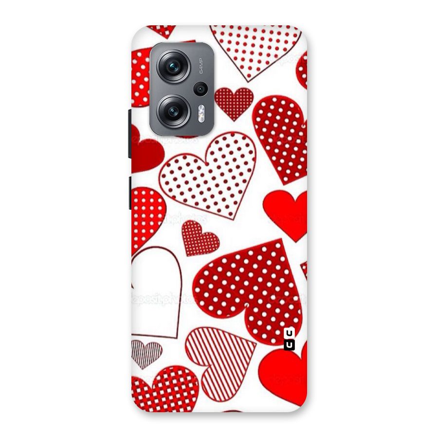 Style Hearts Back Case for Redmi K50i