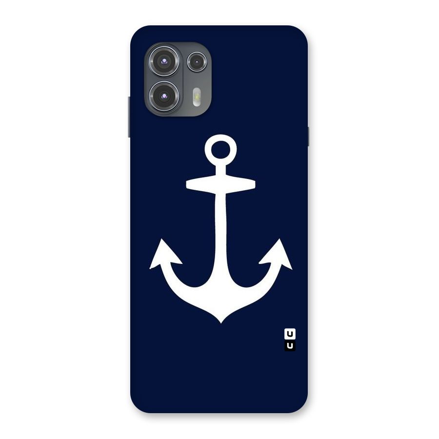 Stylish Anchor Design Back Case for Motorola Edge 20 Fusion