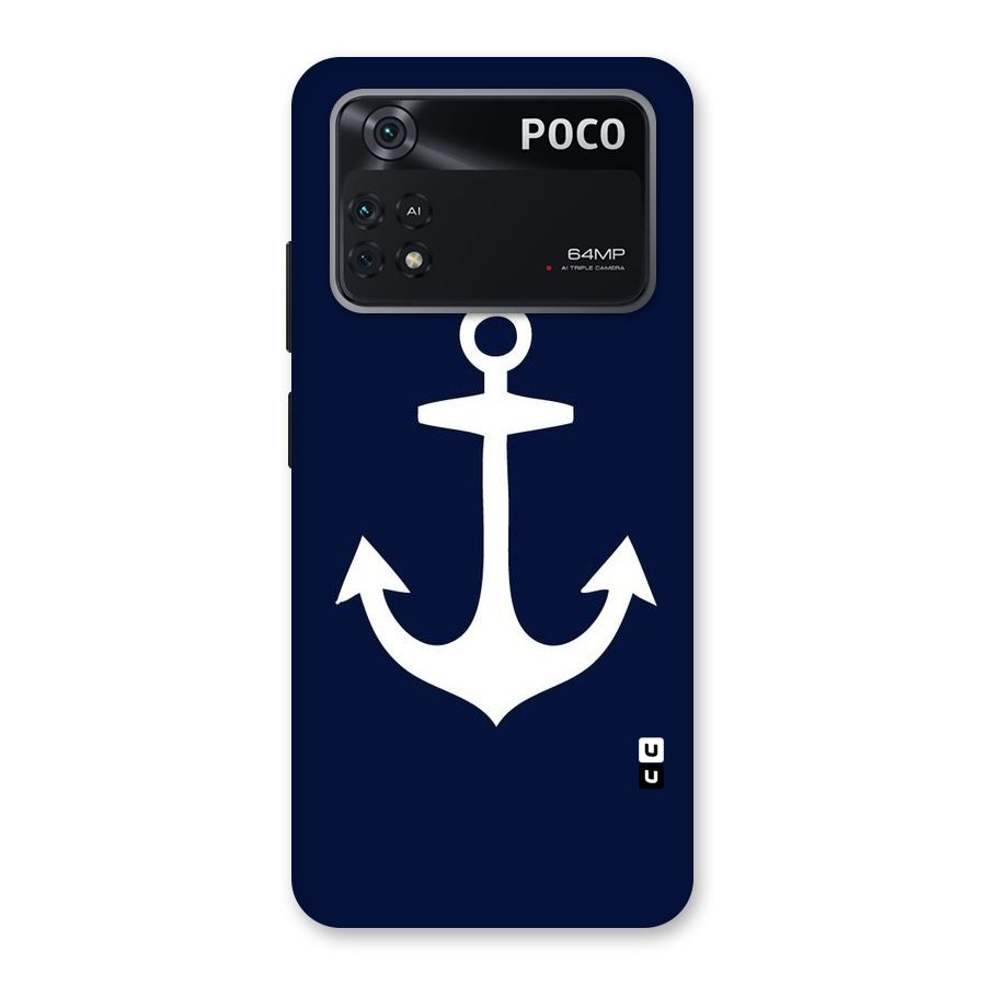 Stylish Anchor Design Back Case for Poco M4 Pro 4G