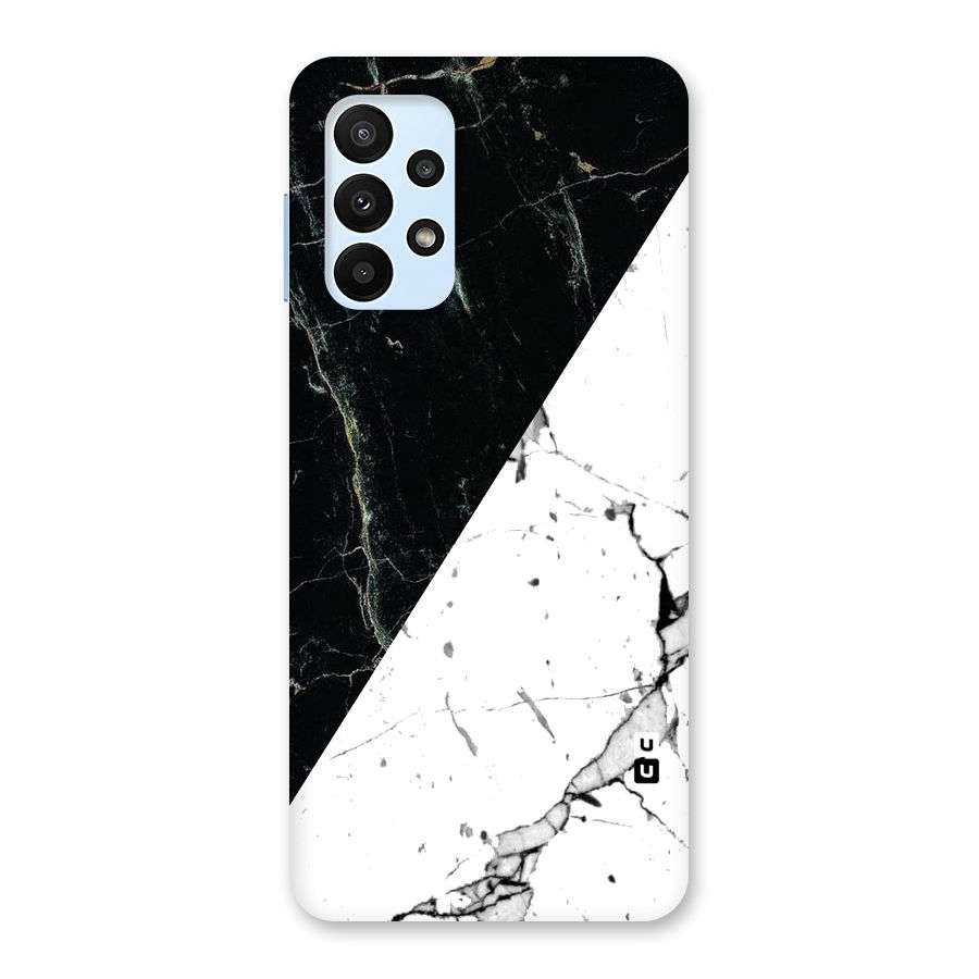 Stylish Diagonal Marble Back Case for Galaxy A23