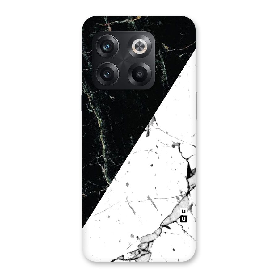 Stylish Diagonal Marble Back Case for OnePlus 10T