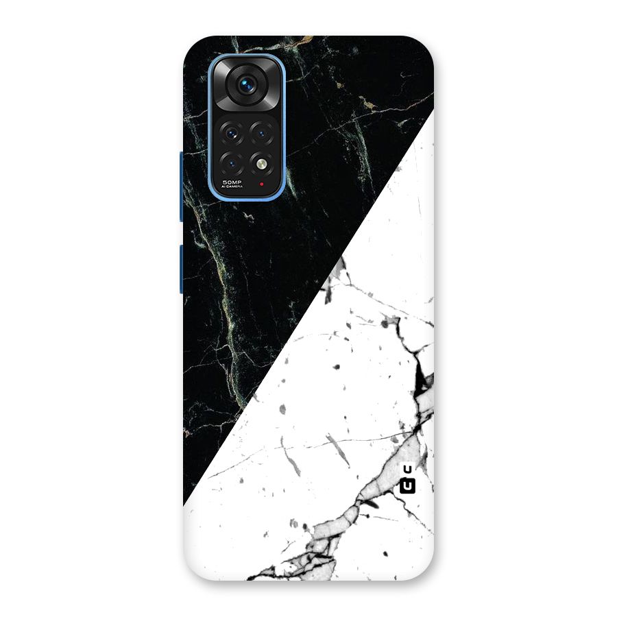 Stylish Diagonal Marble Back Case for Redmi Note 11S