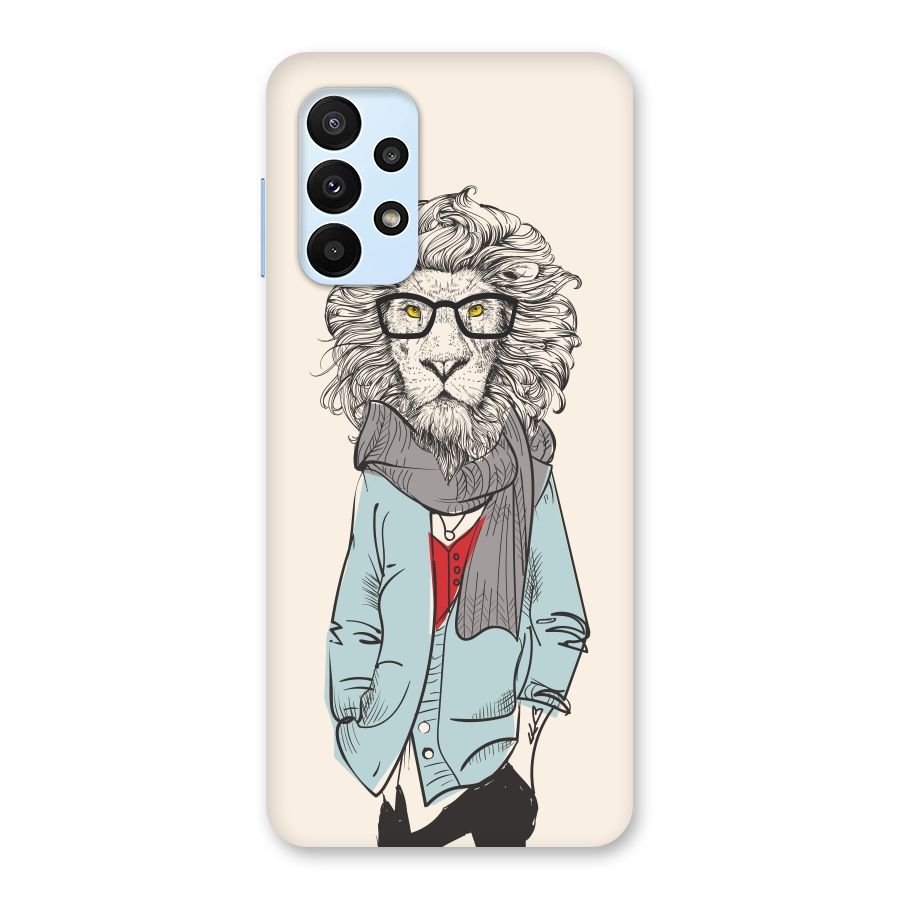 Stylish Lion Back Case for Galaxy A23
