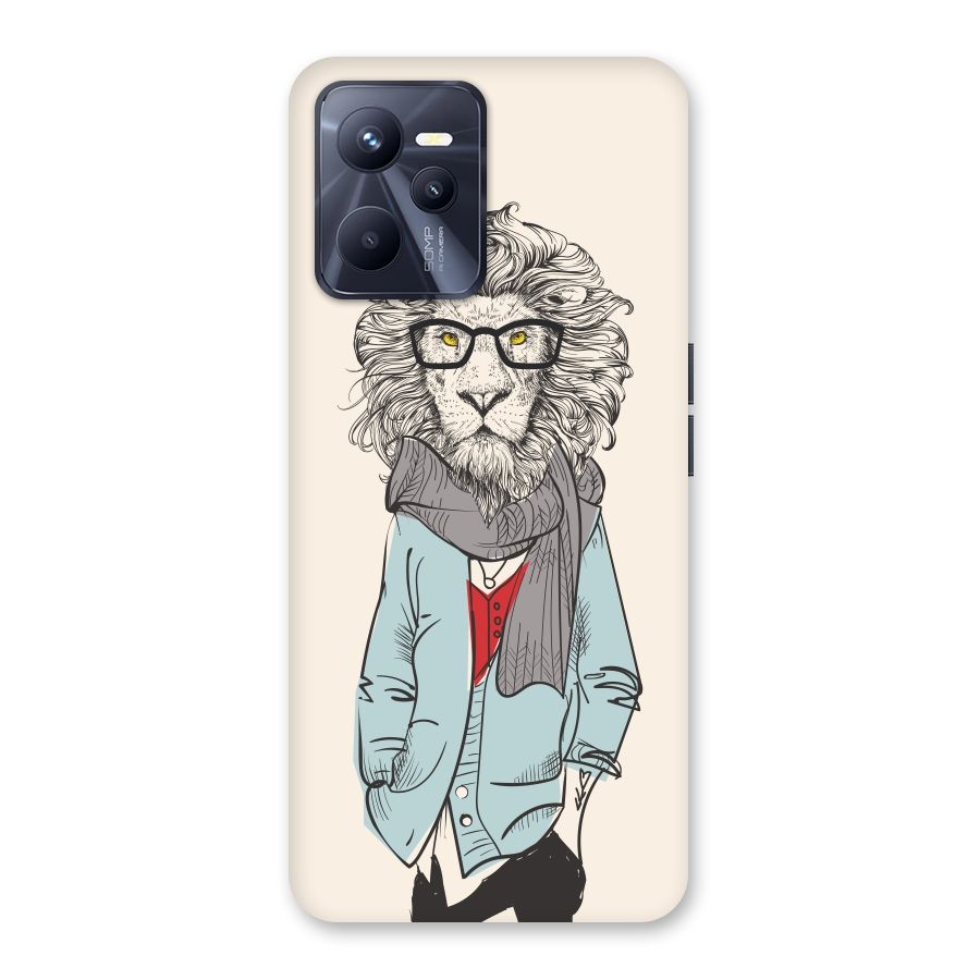 Stylish Lion Back Case for Realme C35
