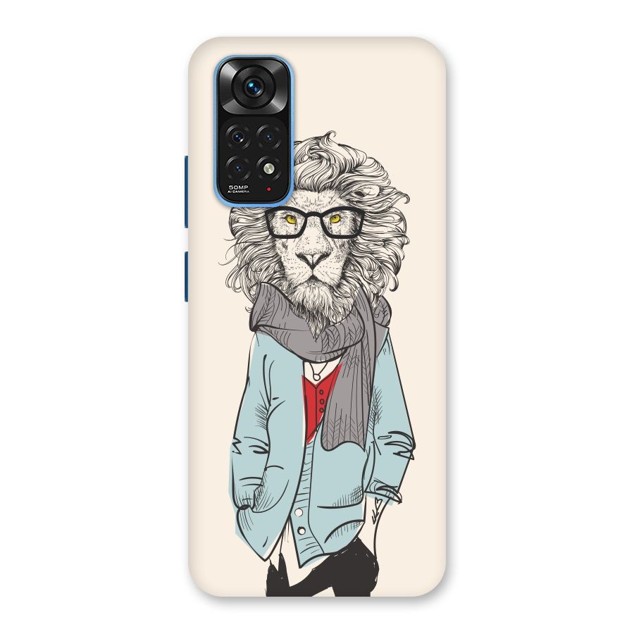 Stylish Lion Back Case for Redmi Note 11S