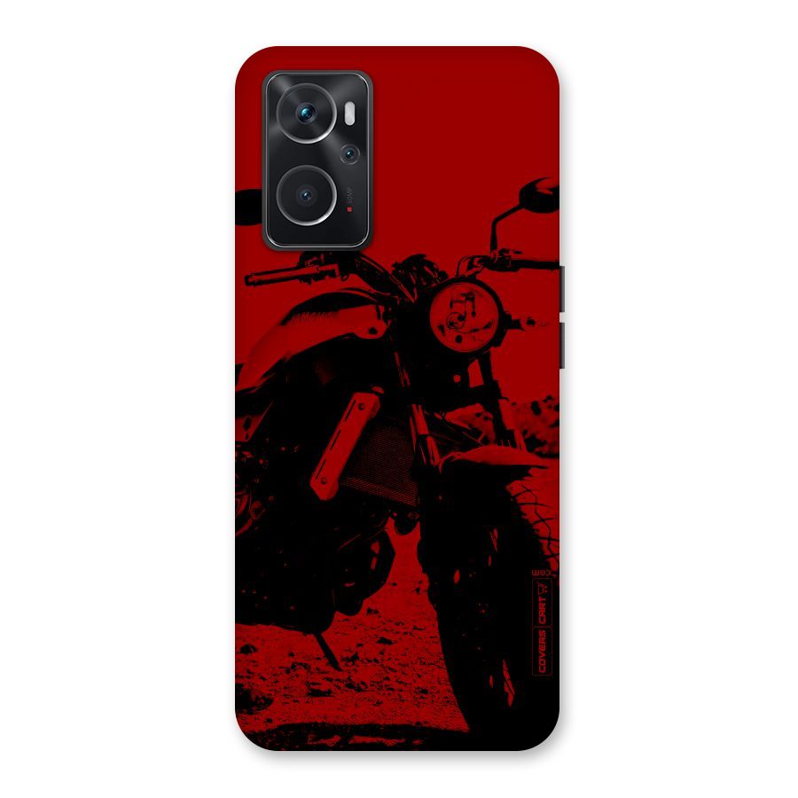 Stylish Ride Red Back Case for Oppo K10 4G