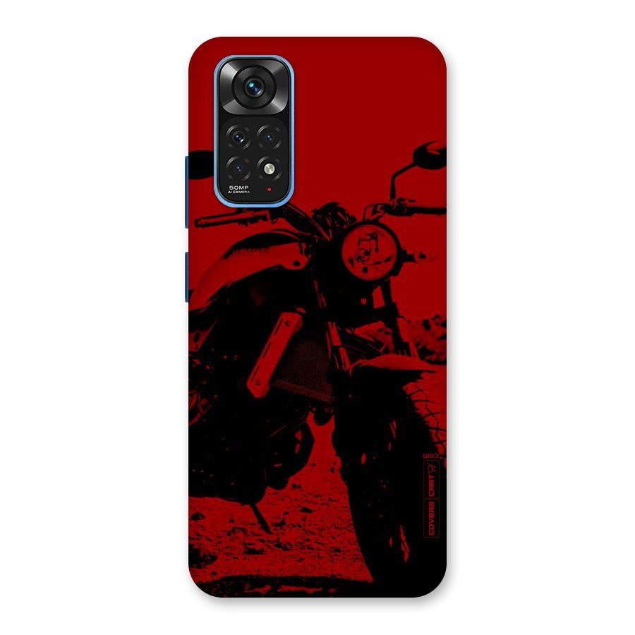 Stylish Ride Red Back Case for Redmi Note 11S