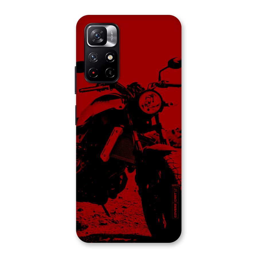 Stylish Ride Red Back Case for Redmi Note 11T 5G