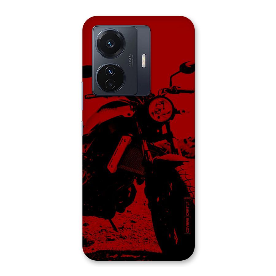 Stylish Ride Red Back Case for Vivo T1 Pro