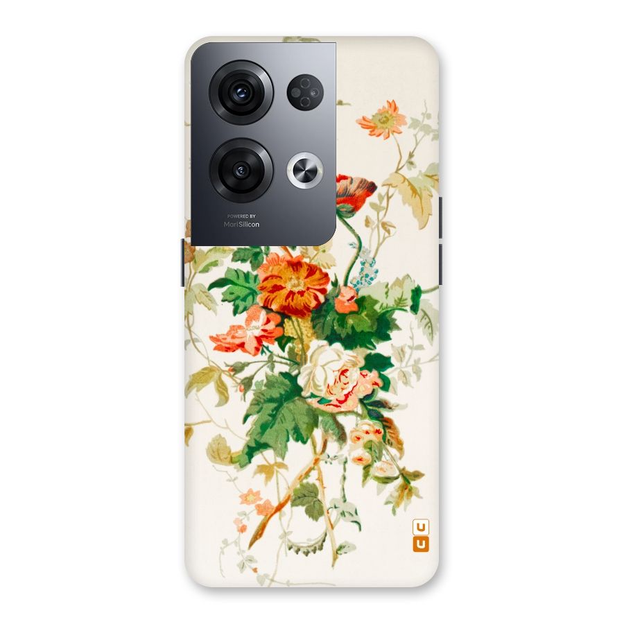 Summer Floral Back Case for Oppo Reno8 Pro 5G