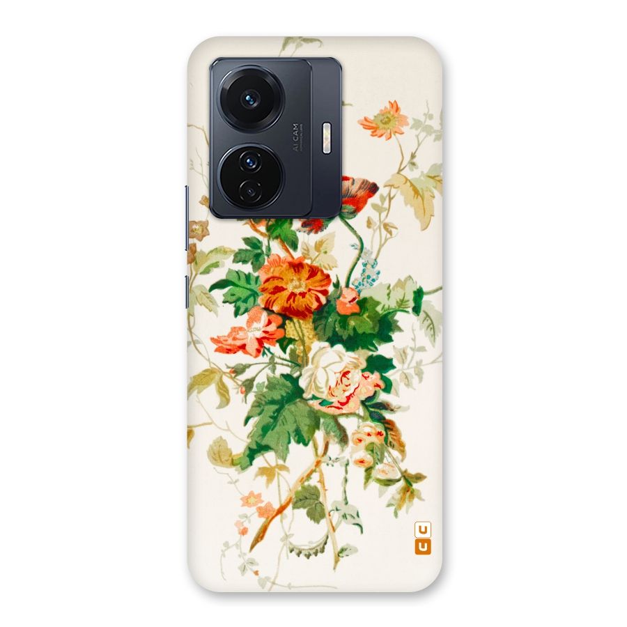 Summer Floral Back Case for Vivo T1 Pro