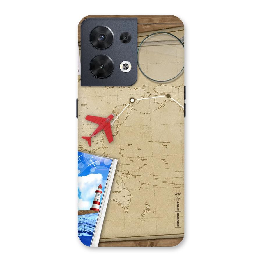 Summer Travel Back Case for Oppo Reno8 5G