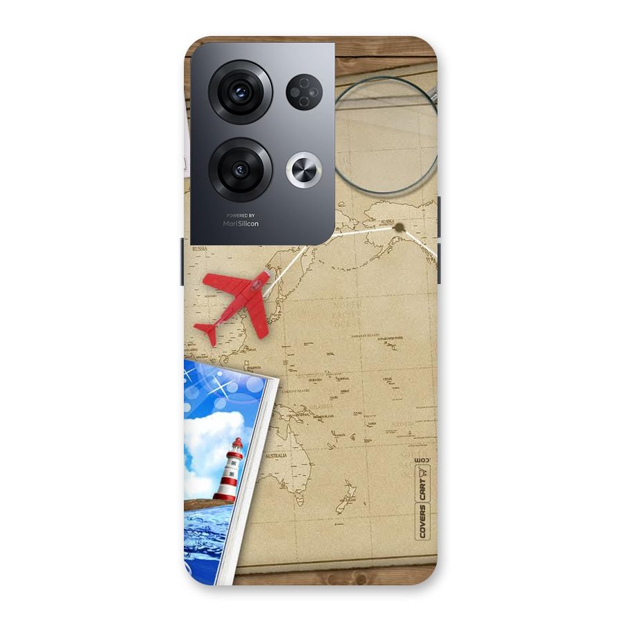 Summer Travel Back Case for Oppo Reno8 Pro 5G