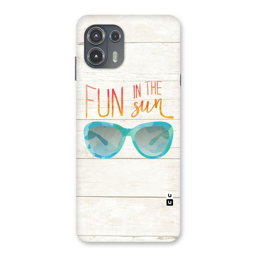 Sun Fun Back Case for Motorola Edge 20 Fusion