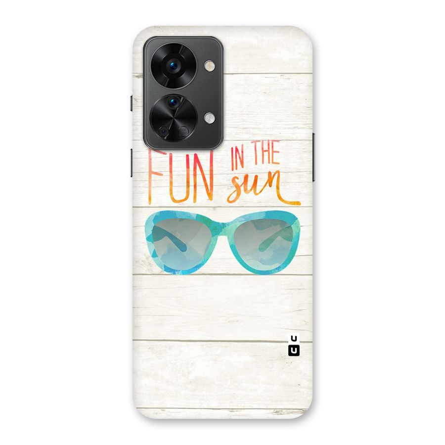 Sun Fun Back Case for OnePlus Nord 2T