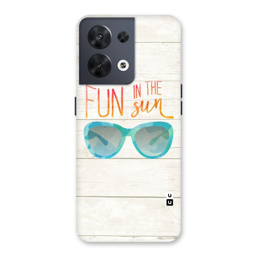 Sun Fun Back Case for Oppo Reno8 5G