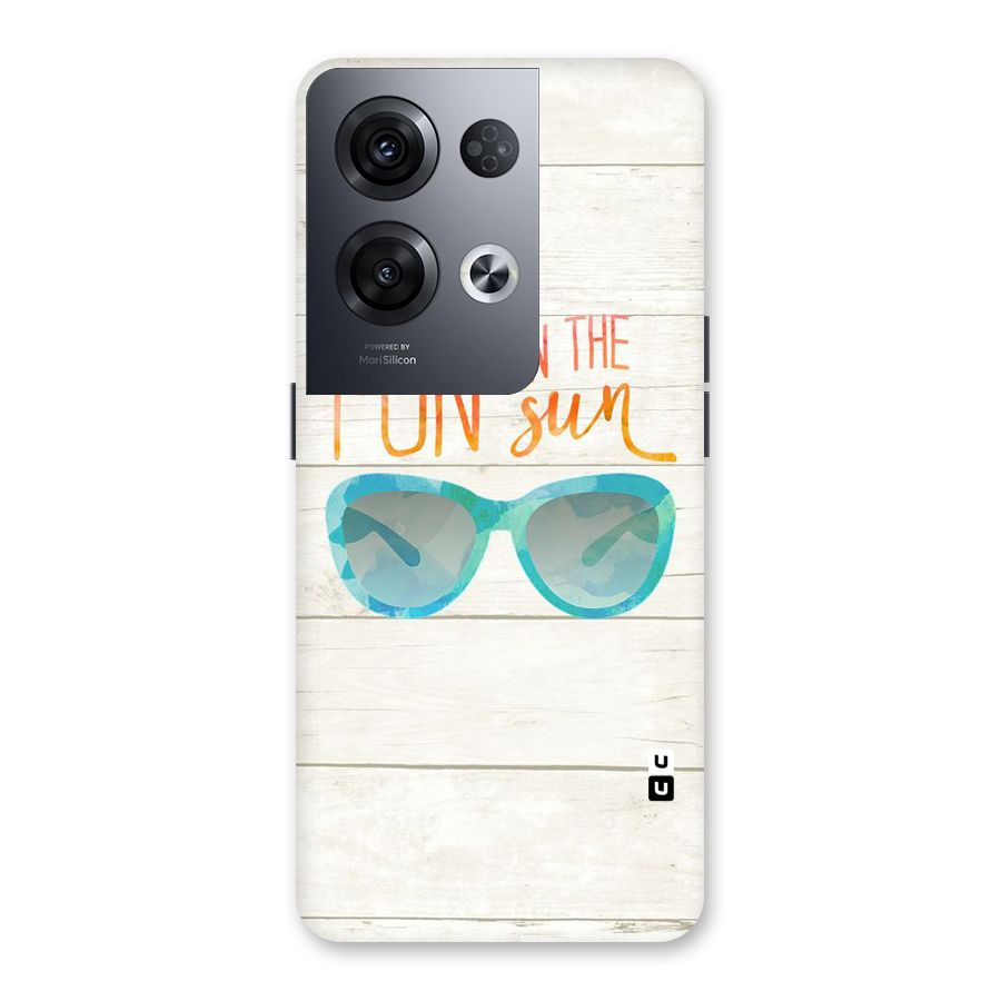 Sun Fun Back Case for Oppo Reno8 Pro 5G