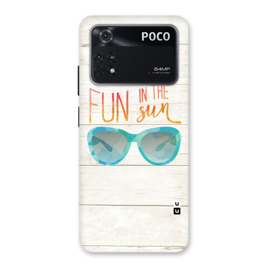 Sun Fun Back Case for Poco M4 Pro 4G