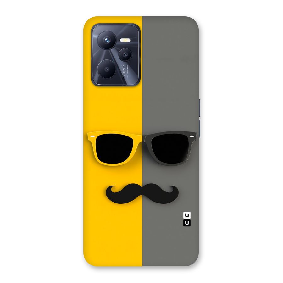 Sunglasses and Moustache Back Case for Realme C35