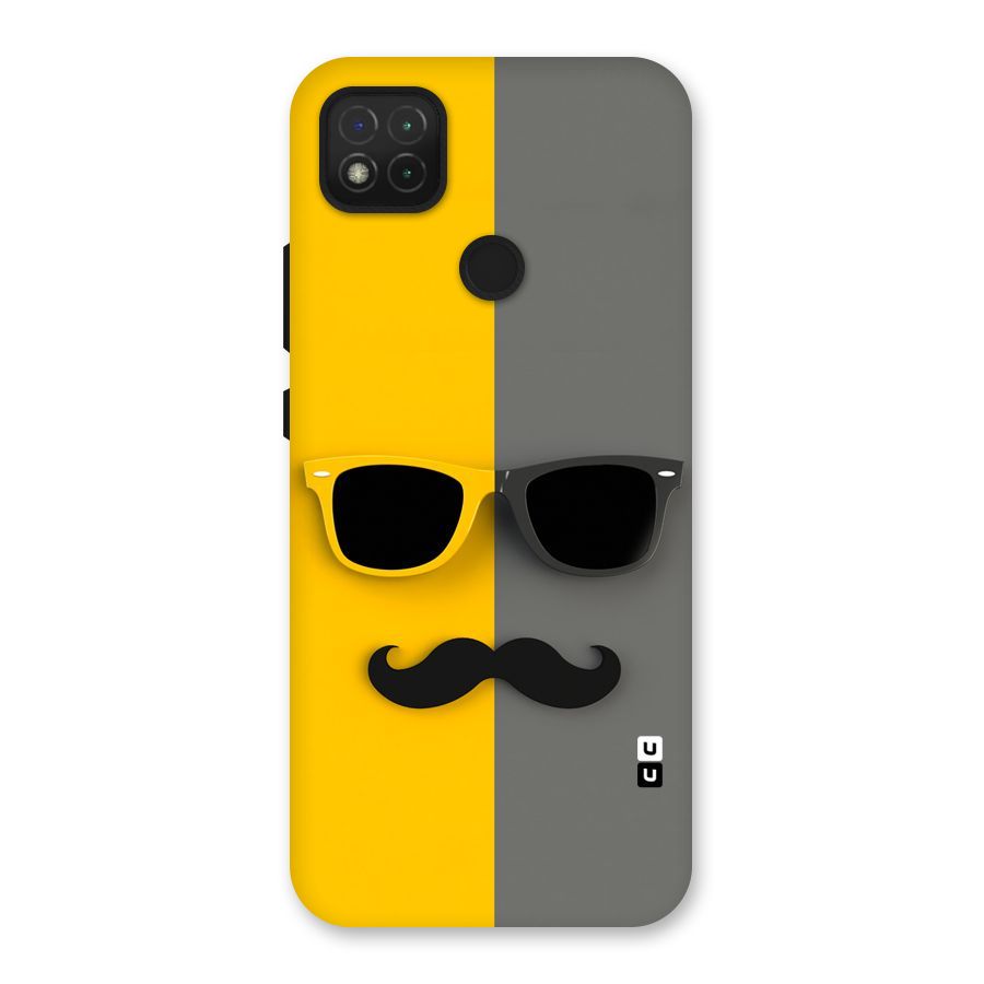 Sunglasses and Moustache Back Case for Redmi 9 Activ