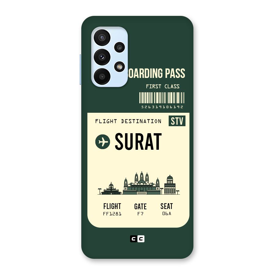 Surat Boarding Pass Back Case for Galaxy A23
