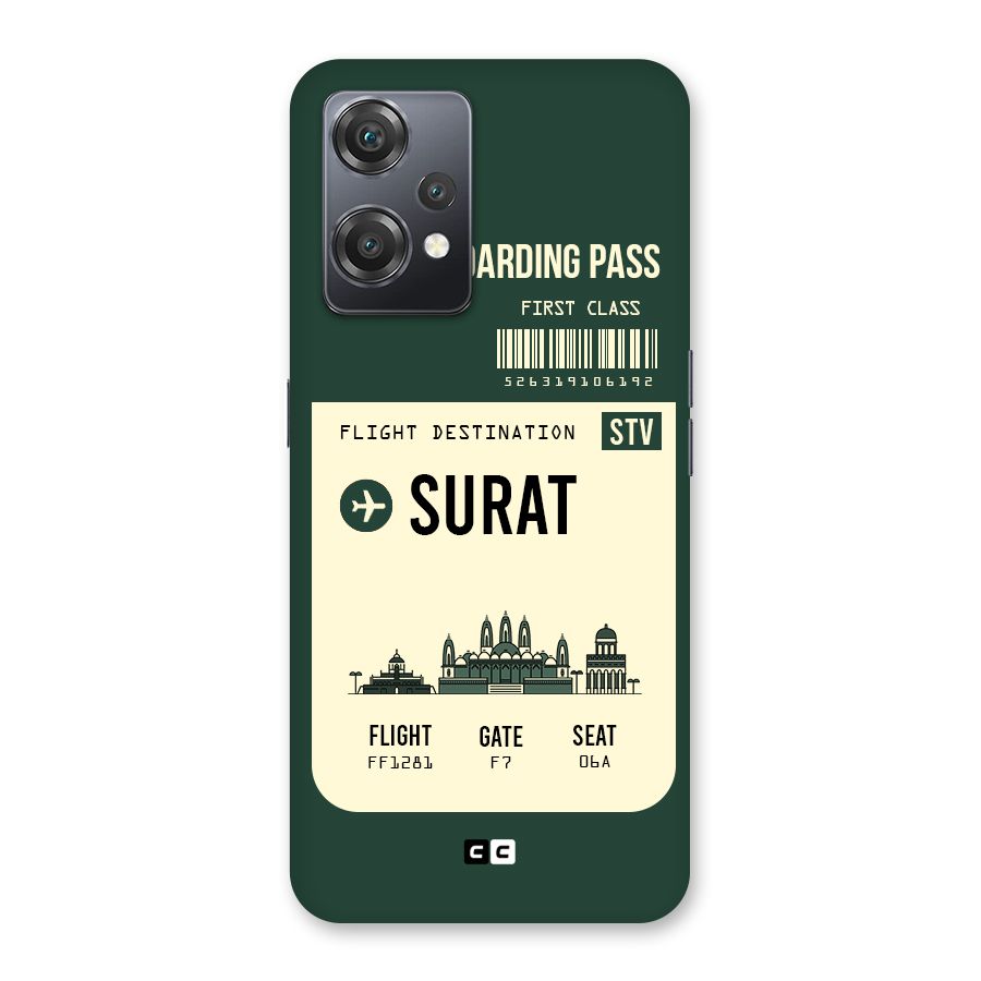 Surat Boarding Pass Back Case for OnePlus Nord CE 2 Lite 5G