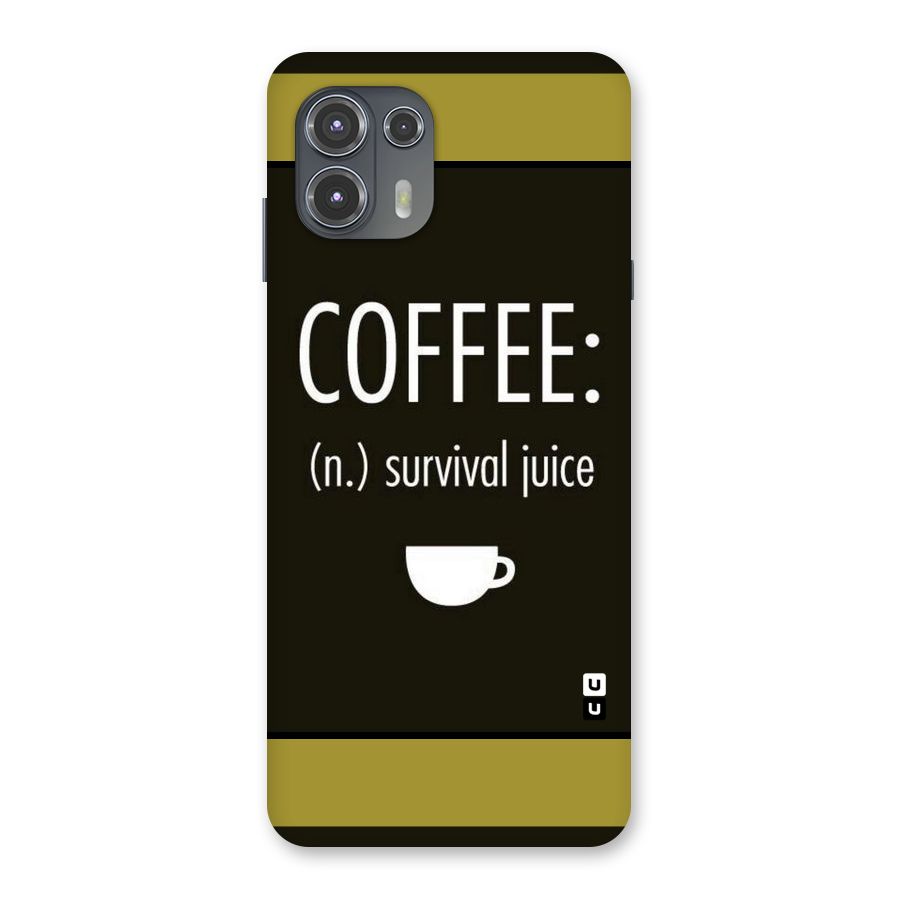 Survival Juice Back Case for Motorola Edge 20 Fusion