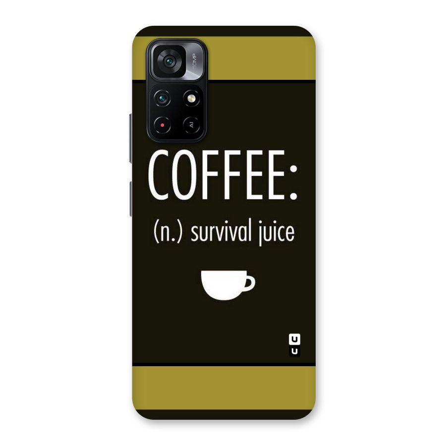 Survival Juice Back Case for Poco M4 Pro 5G